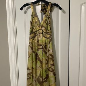 BCBGMaxazria women’s halter neck gown size 6